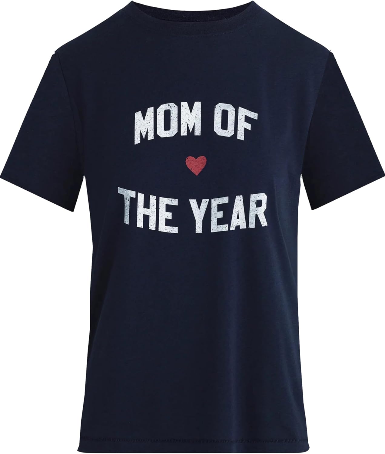 Favorite Daughter Women's Mom of The Year Short Sleeve T-Shirt, Navy