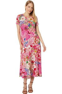 Johnny Was Women's The Janie Favorite Cap Sleeve Dress-Frame, Multi XS Multicolor