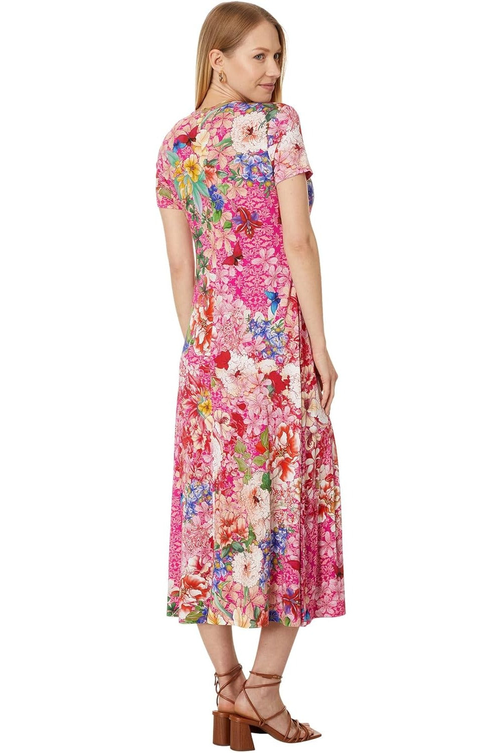 Johnny Was Women's The Janie Favorite Cap Sleeve Dress-Frame, Multi