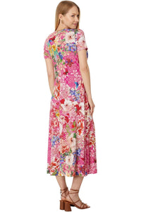 Johnny Was Women's The Janie Favorite Cap Sleeve Dress-Frame, Multi