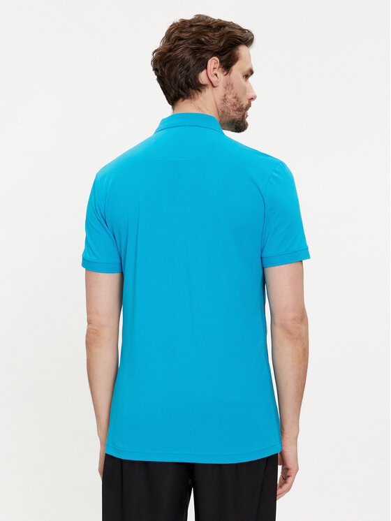 Hugo Boss Men's Paule Cotton Slim Fit Polo Shirt, Turquoise – Bluefly