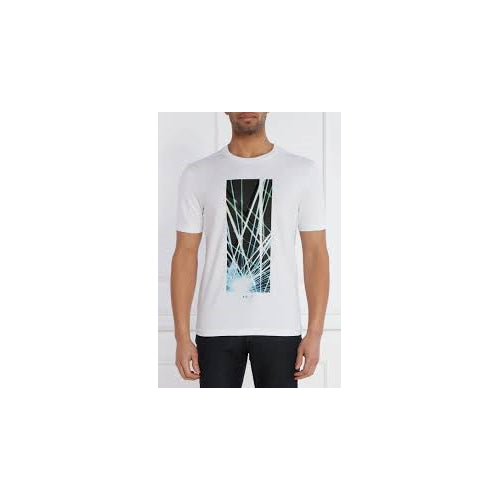 Hugo Boss Men's Tee 6 Short Sleeve Graphic T-Shirt, White2