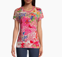 Johnny Was Women's Frame Relaxed Dolman-Sleeve T-Shirt