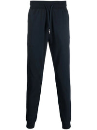 BOSS mens Lined Logo Cuff Sweatpants, Admiral Blue
