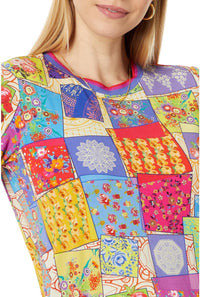 Johnny Was Women's The Janie Favorite Tee Short Sleeve Crew Neck Multicolor