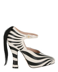 Gucci Womens Lesley Ponytail Mary Jane Pumps Multi