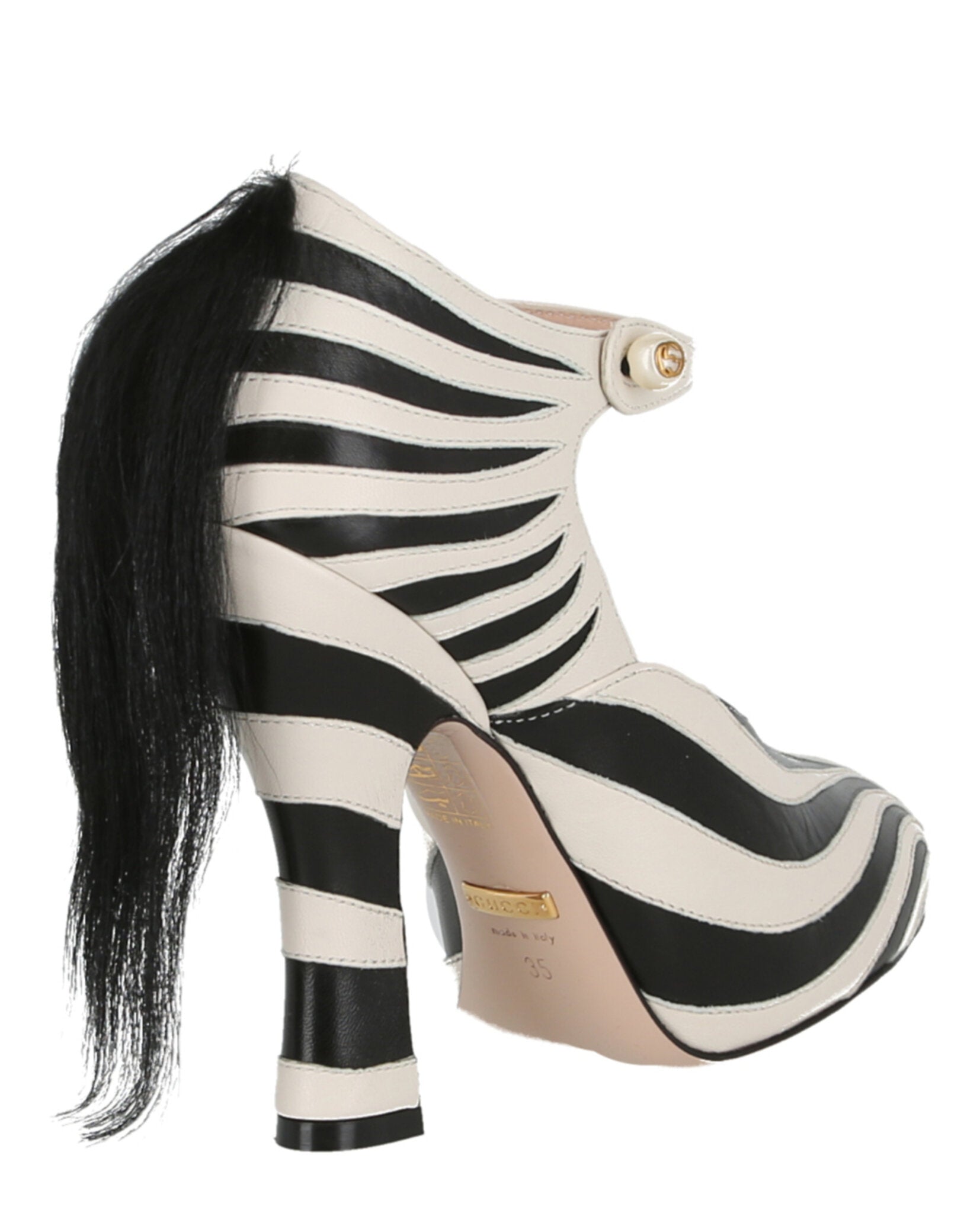 Gucci Womens Lesley Ponytail Mary Jane Pumps