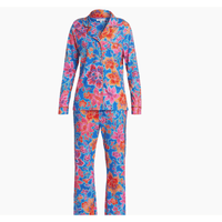 Johnny Was Women's The Carly Pj Set Daniela Floral Cotton-Blend Pajamas Multicolor
