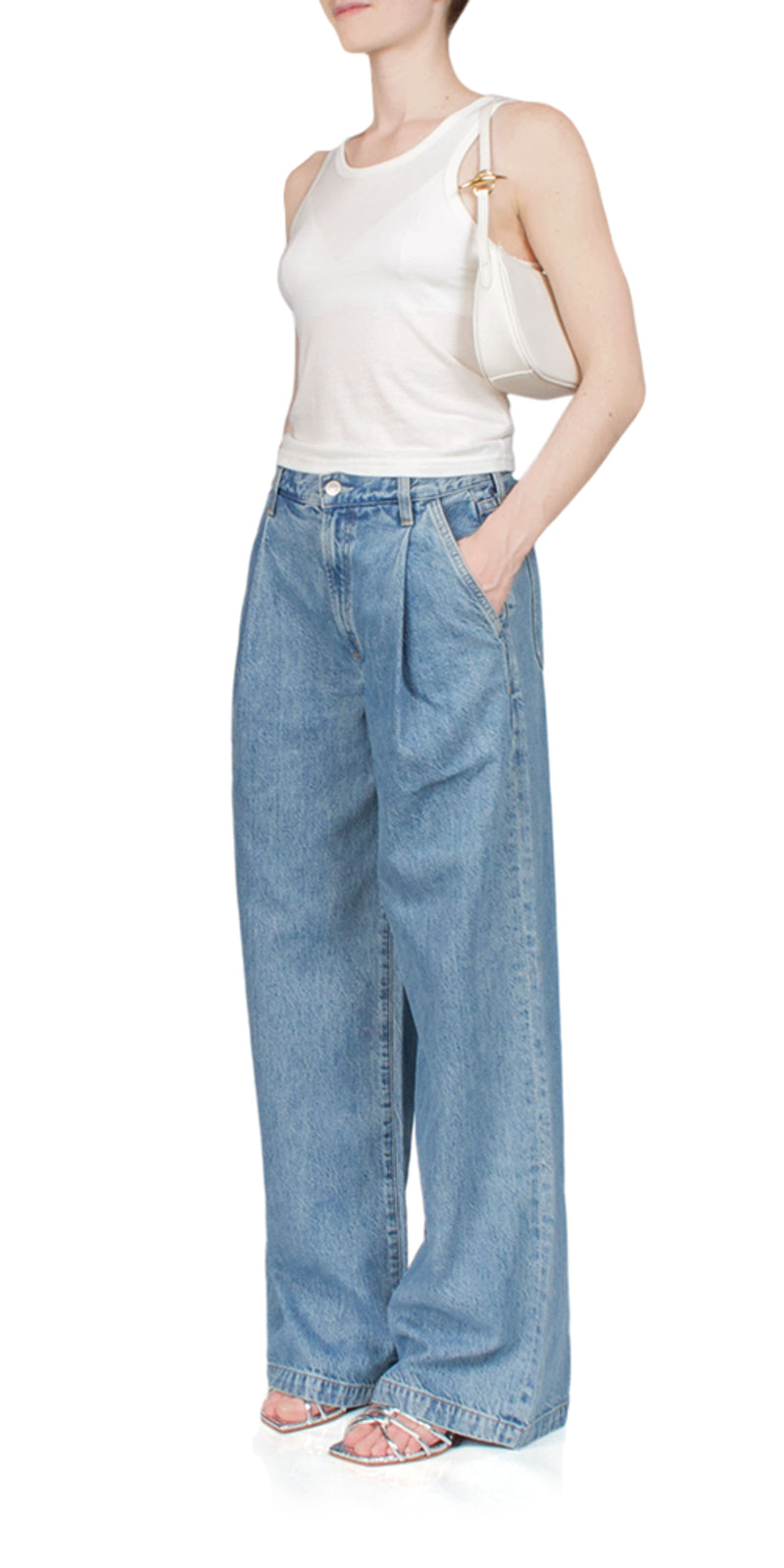 AGOLDE Women's Ellis Trousers, Baffle