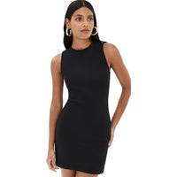 Staud Women's Mercer Sleeveless Dress, Black Black