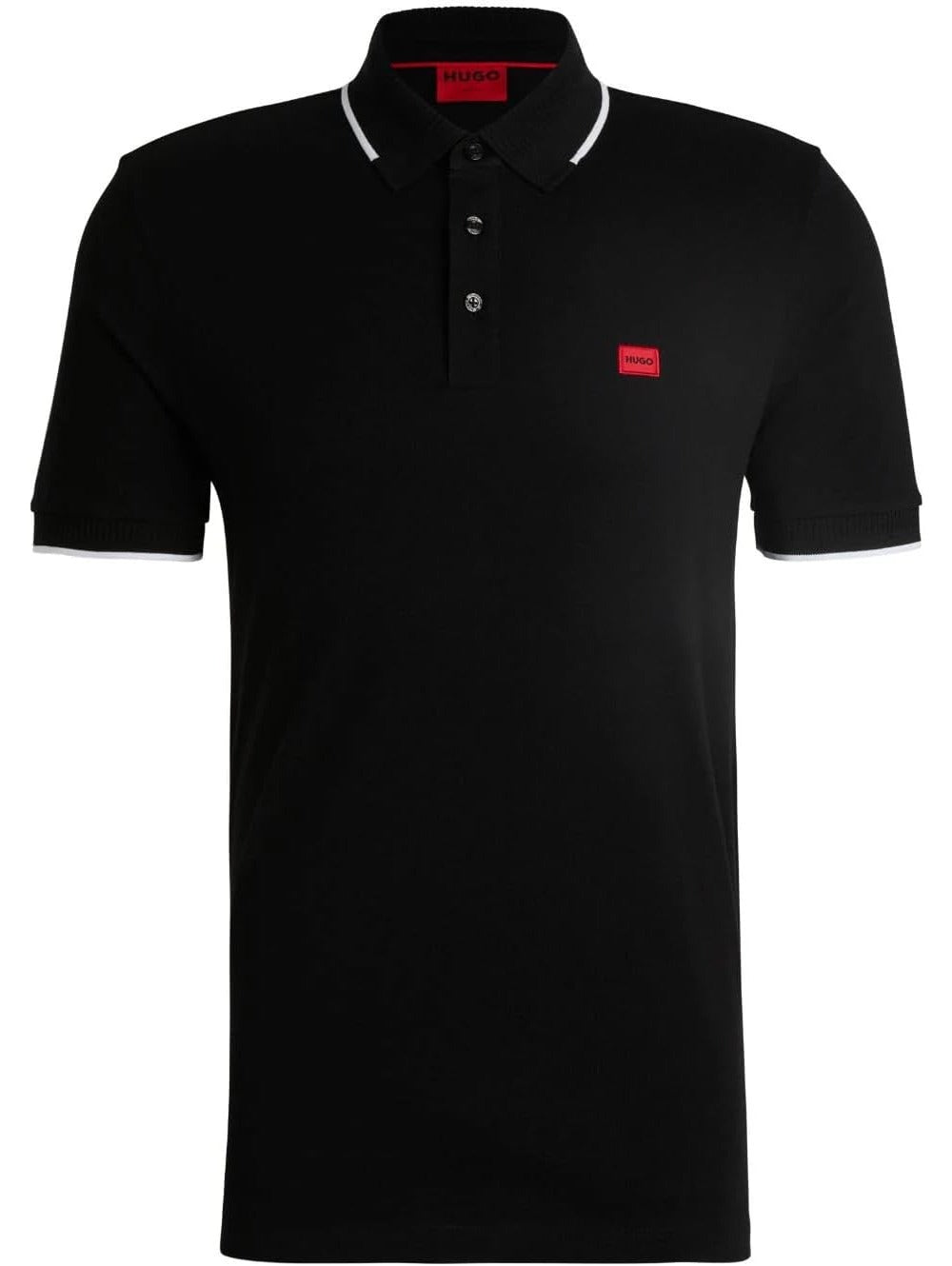 Hugo Boss Men's Deresino232 Short Sleeve Polo Shirt, Black Black