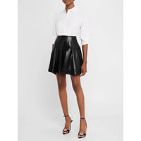 Simkhai Women's Padma Poplin Combo Mini Dress, Black Multi