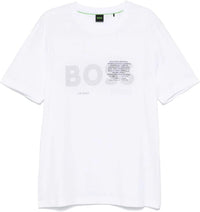 Hugo Boss Men's Tee 3 Short Sleeve Crew Neck Graphic T-Shirt, White XL White