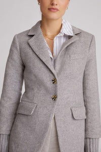 Favorite Daughter Women's The City Blazer, Forest Grey