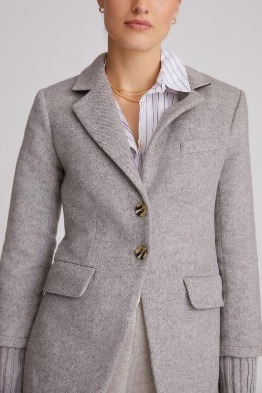 Favorite Daughter Women's The City Blazer, Forest Grey