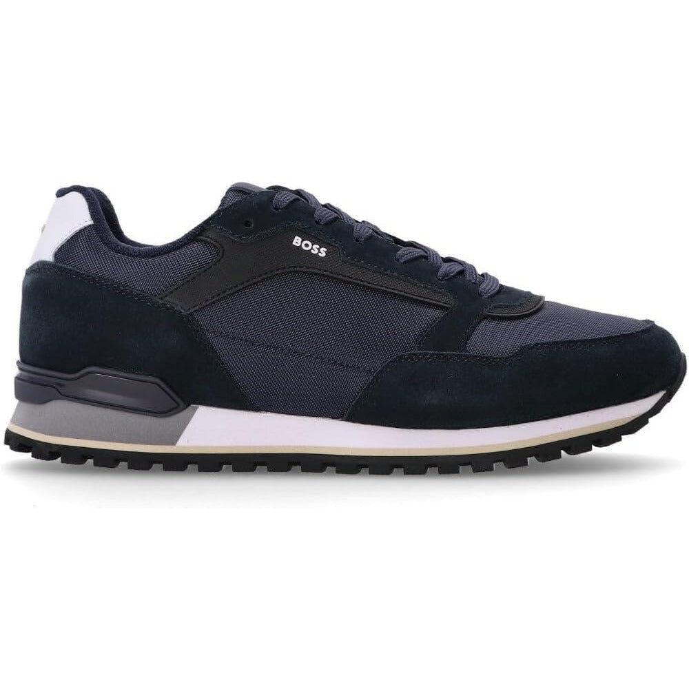 Hugo Boss Men's Parkour Running Sneaker, Navy 7 Navy