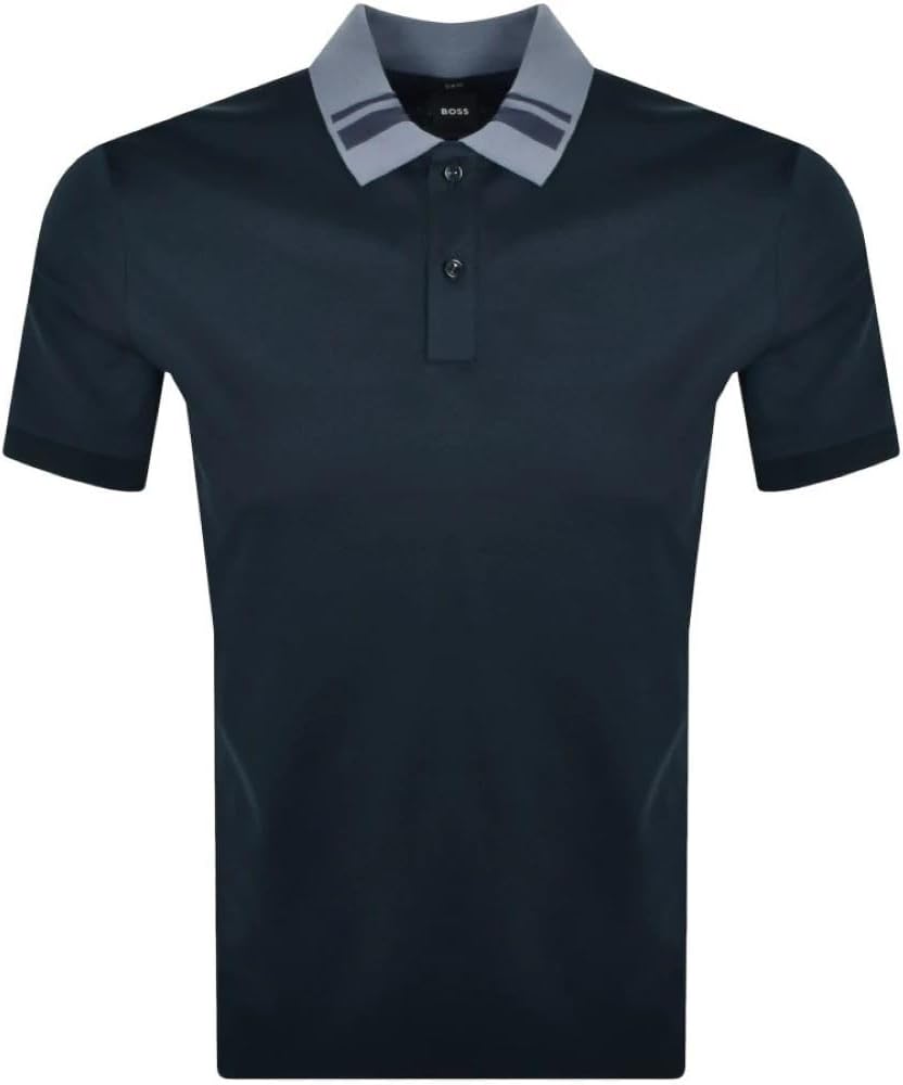 Hugo Boss Men's Phillipson 117 Short Sleeve Polo, Navy Navy