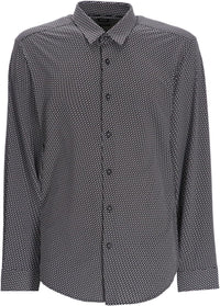 Hugo Boss Men's Roan Slim Fit Long Sleeve Button Down Shirt, Black Black