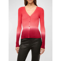 Staud Women's Ribbed Cargo Sweater, Dusk Dip Dye