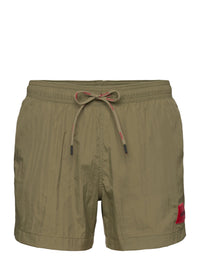 Hugo Men's Dominica Swim Shorts, Olive Green Olive Green