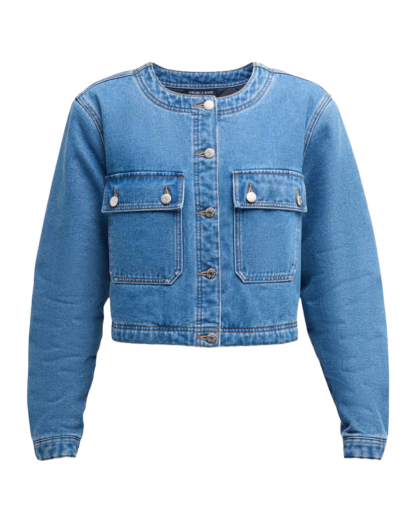 Veronica Beard Women's Brandy Jacket w/Quilted Lining, Bright Serendipity Bright Serendipity