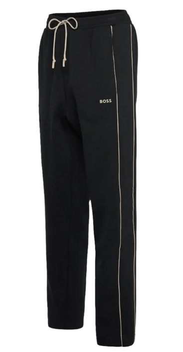 Hugo Boss Men's Hadim 1 Thick Cotton Track Pants, Black