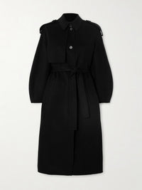 Mackage Women's Ceyla Belted Wool-Felt Coat, Black, L1