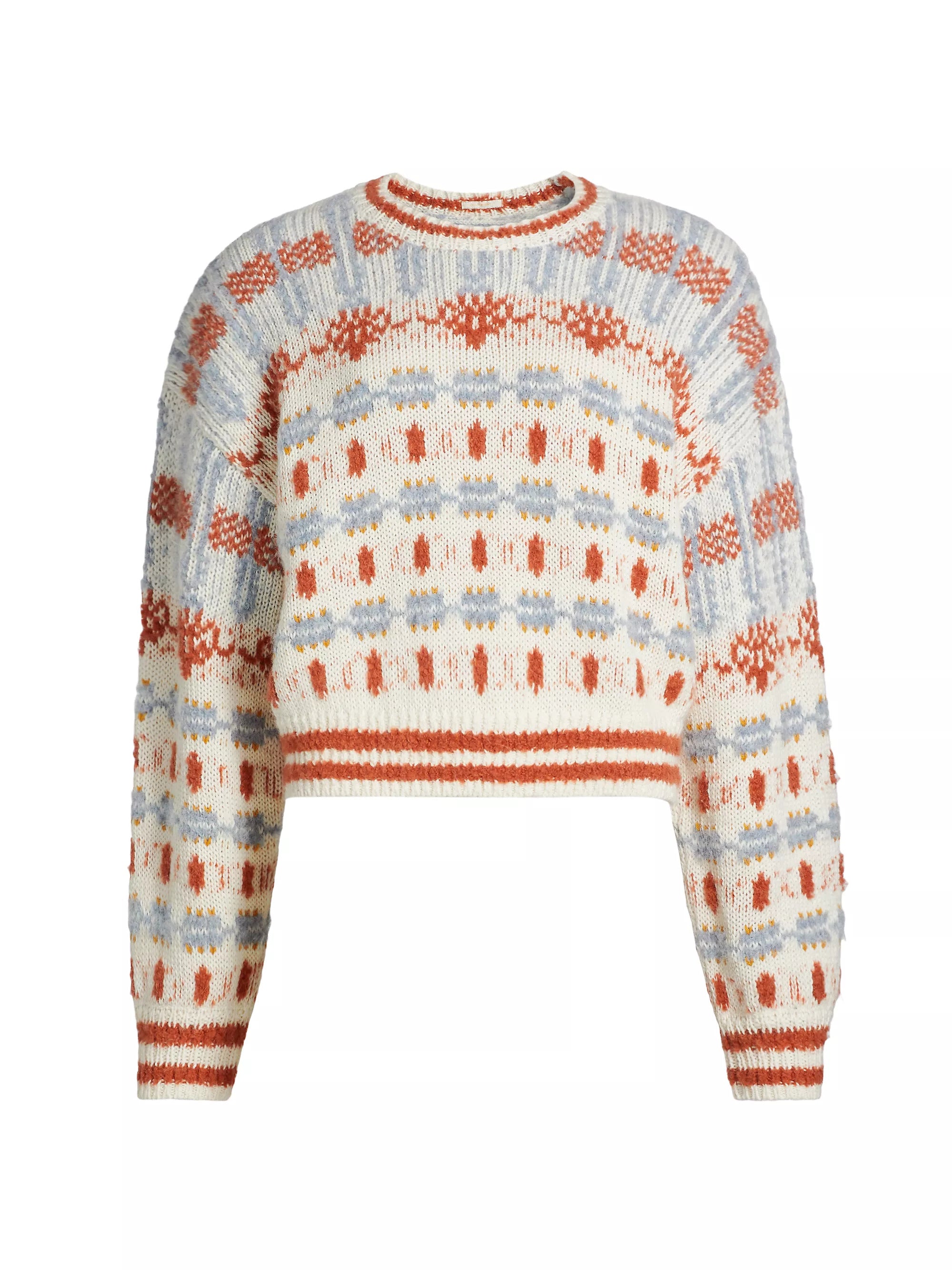 Mother Denim Women's The Long Drop Pullover, Dharma Karma, L1