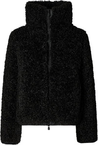 Save the Duck Women's Kennie Faux Fur Coat, Black Black
