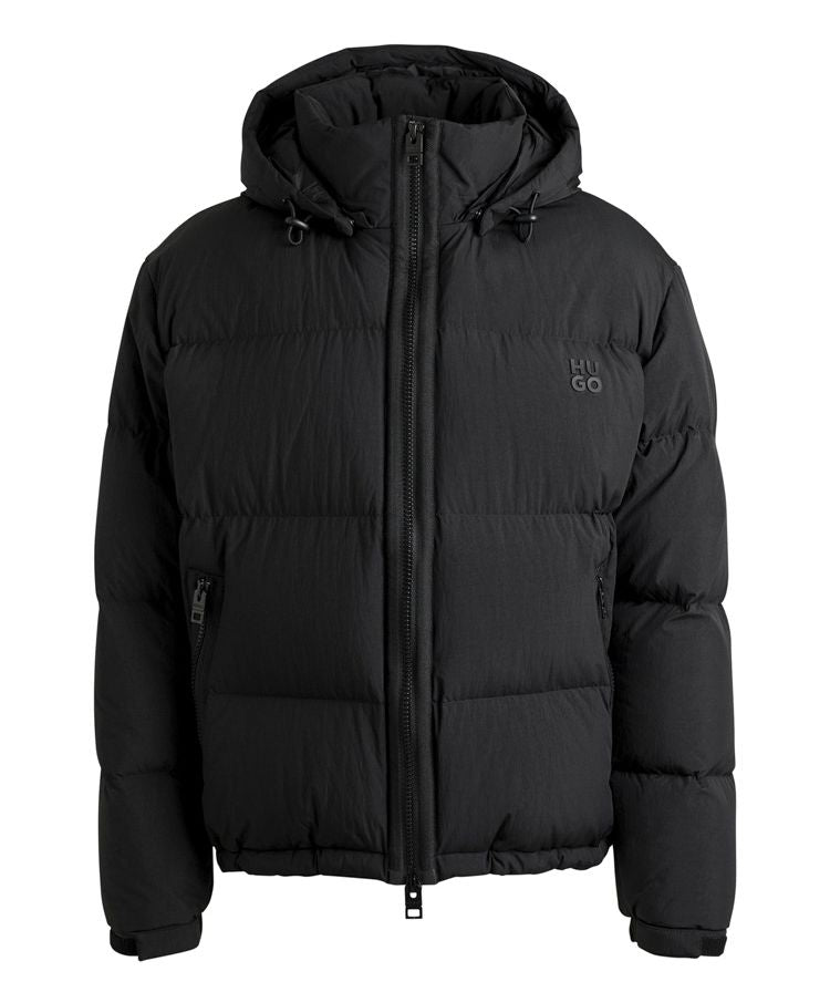 Hugo Men's Bironto 2441 Down Puffer Jacket, Black
