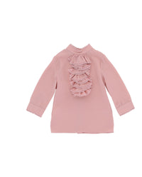 Gucci Girls Ruffled Collard Blouse