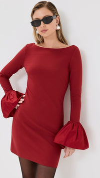 Staud Women's Hawthorne Dress, Rouge