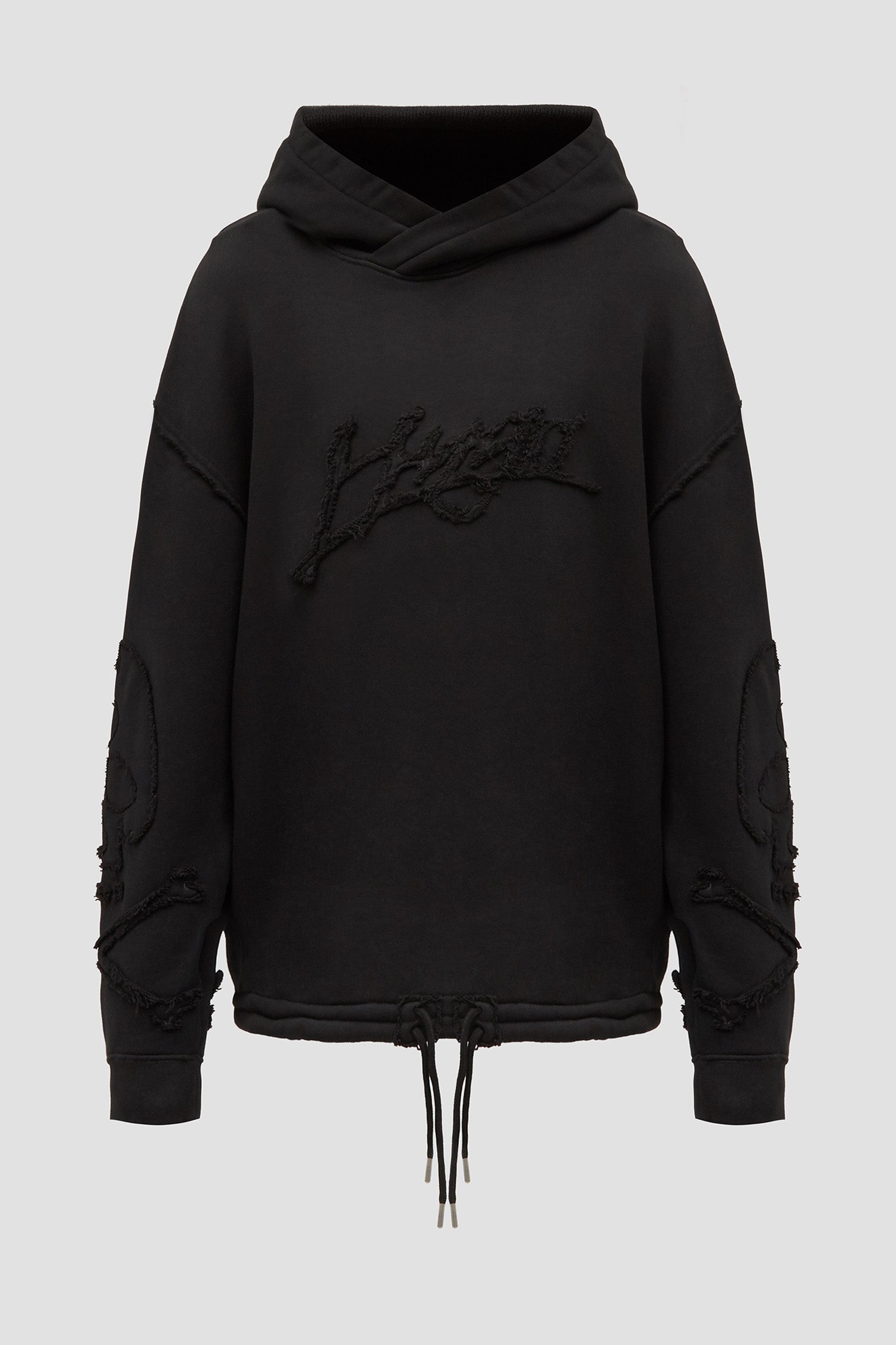 Hugo Men's Daskuldy Oversized Hoodie, Black Black