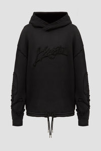 Hugo Men's Daskuldy Oversized Hoodie, Black Black