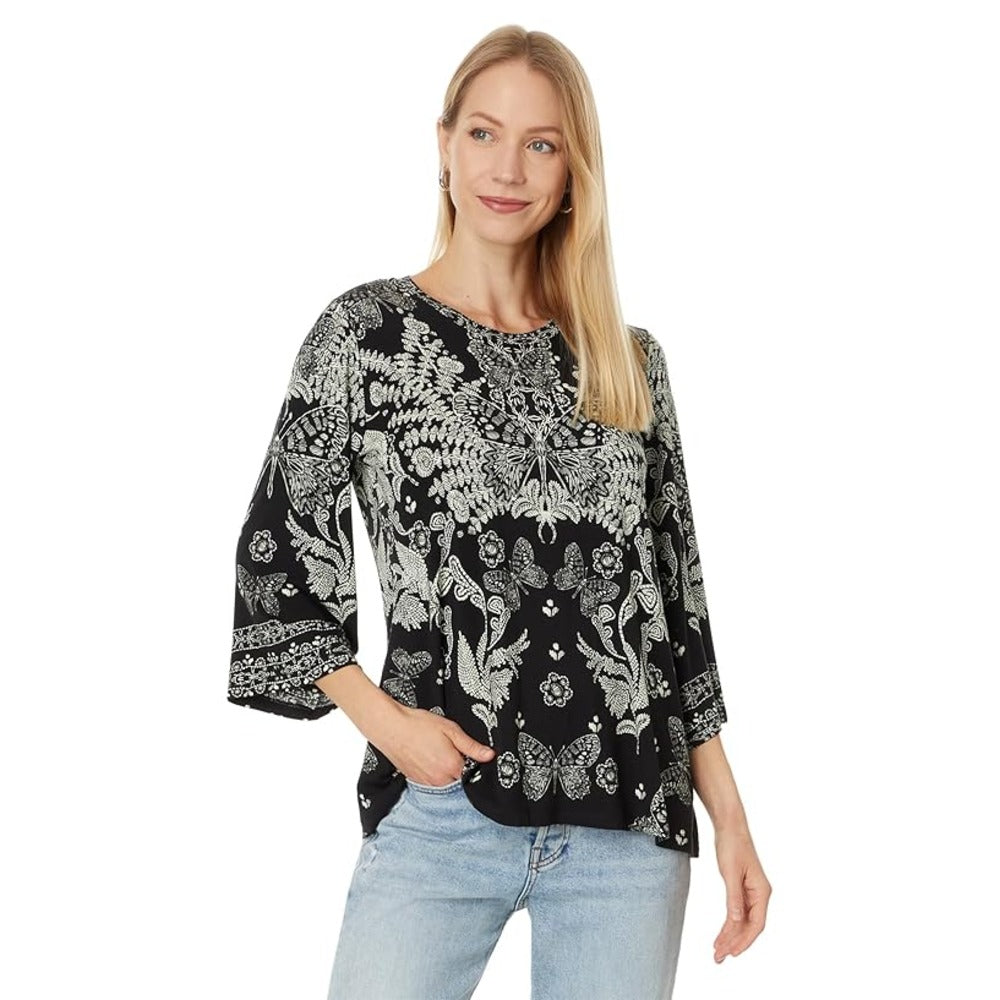 Johnny Was The Janie Favorite Bell Sleeve Top - Farfalla Farfalla Joan