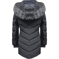 Michael Michael Kors Women's Chevron Scuba Coat, Black