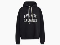 Favorite Daughter Women's The Collegiate Hoodie, Black