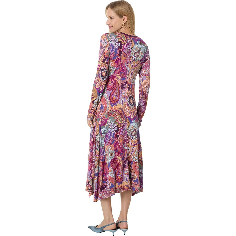 Johnny Was Janie Asymmetrical Dress - Purple Johnny Was Janie Asymmetrical Dress - Purple