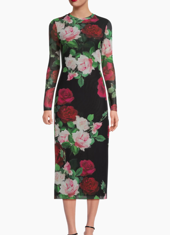 johnny was mesh dress Bitola this dress boasts an empire waist with a single tiered skirt for the perfect blend of style and comfort Johnny Was Lolia Mesh Midi