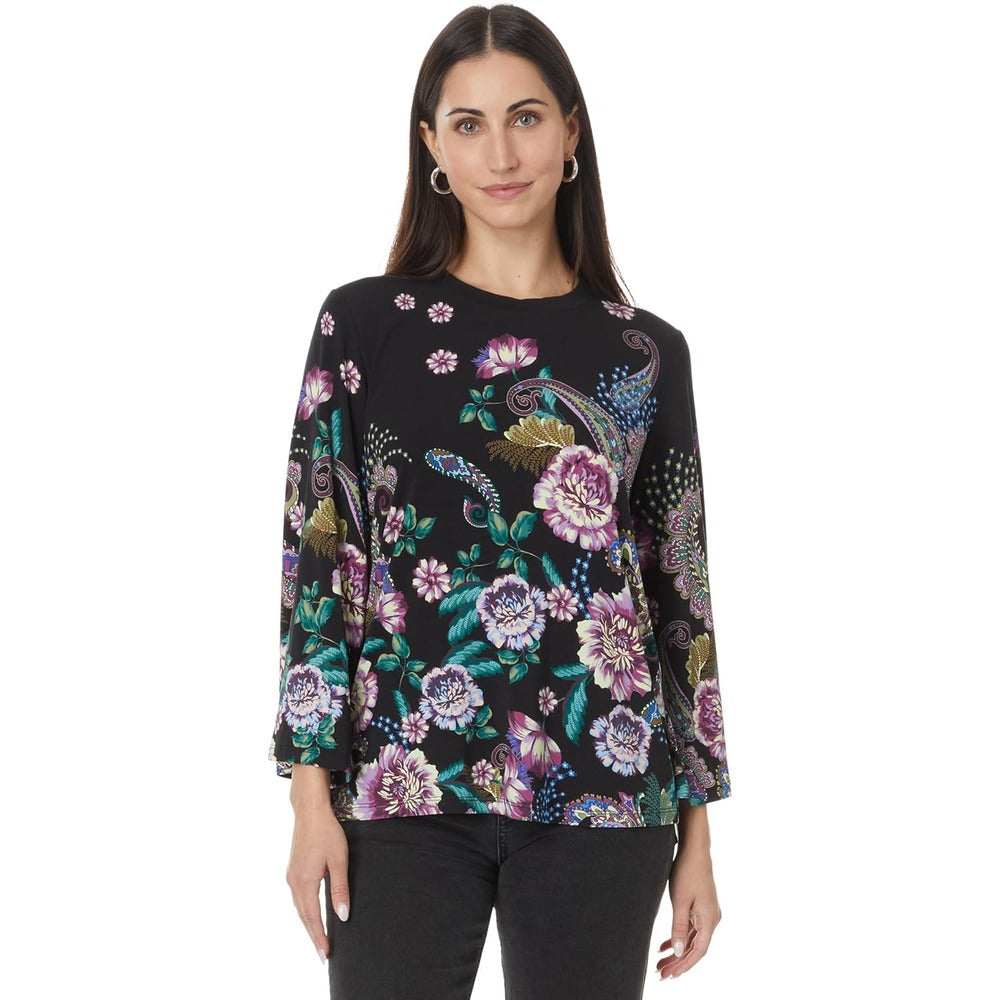 Johnny Was The Janie Favorite Kimono Sleeve Tee- Camino Sera Camino Serra Multicolor