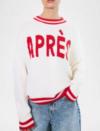 alice + olivia Ogden Apres Pullover, Ecru Multi