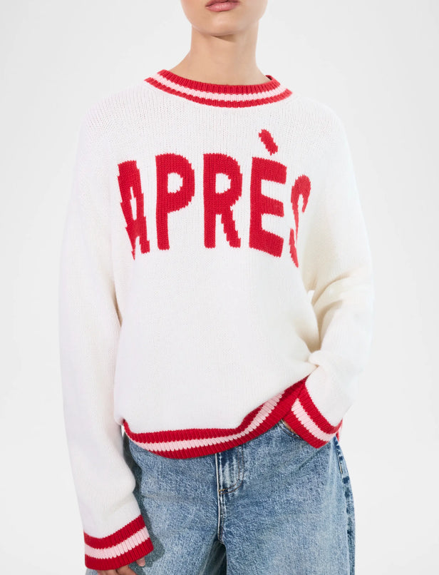 alice + olivia Ogden Apres Pullover, Ecru Multi