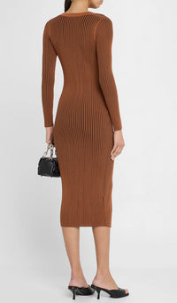 Staud Women's Shoko Sweater, Tan/Black