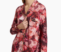 Johnny Was Women's The Neena Long Sleeve Shirt, Rosas