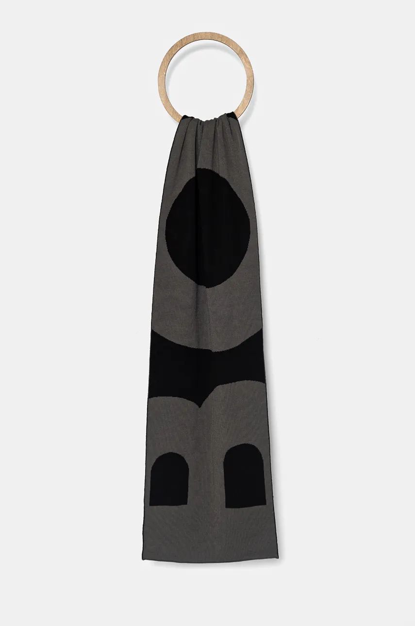 Hugo Boss Men's Arev Scarf, Black