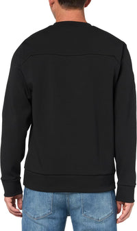 Hugo Boss Men's Salbo 1 Crewneck Sweater, Black Shadow