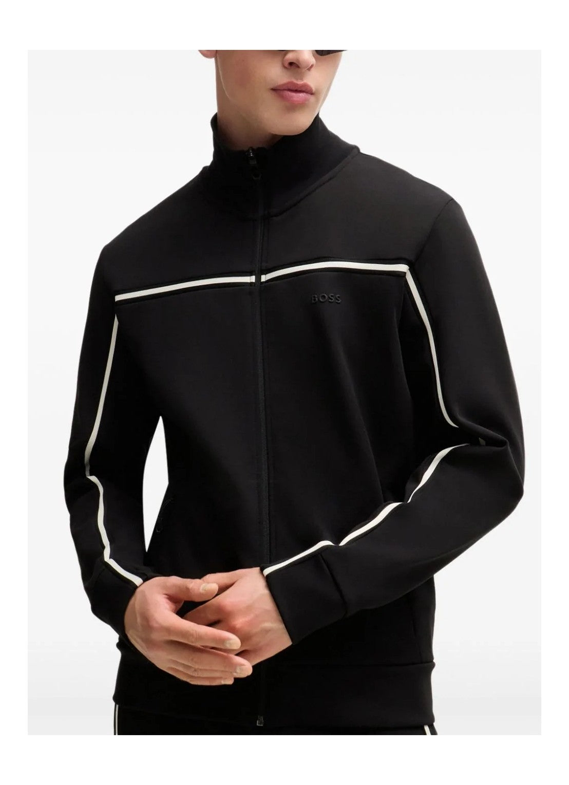 Hugo Boss Men's Skaz 1 Zip-Up Sweater, Blue – Bluefly
