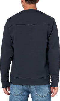 Hugo Boss Men's Salbo 1 Crew Neck Sweater, Blue