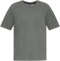 rag & bone Men's Raw Edge Flame Short Sleeve Tee, Smoke Grey Smoke Grey