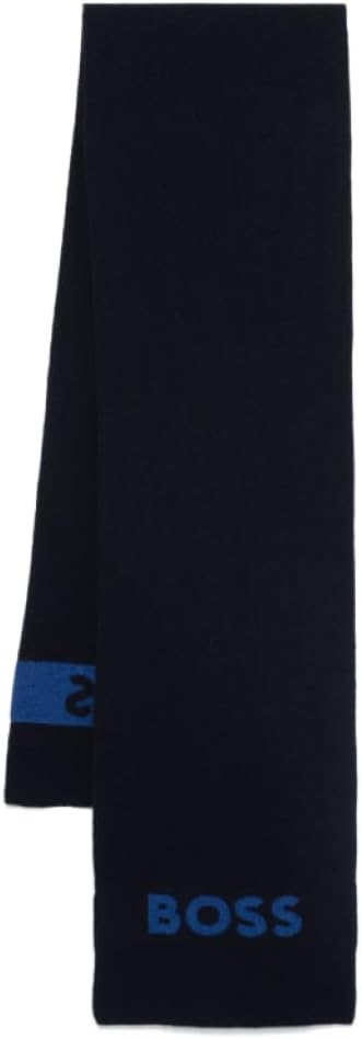 Hugo Boss Men's Elio Scarf, Blue One Size Blue